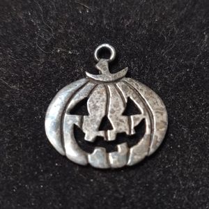 Vintage Sterling Silver Halloween Pendant